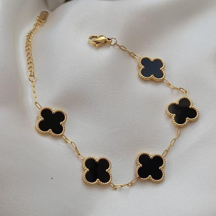 Bracelet 5 Motifs VC - Black