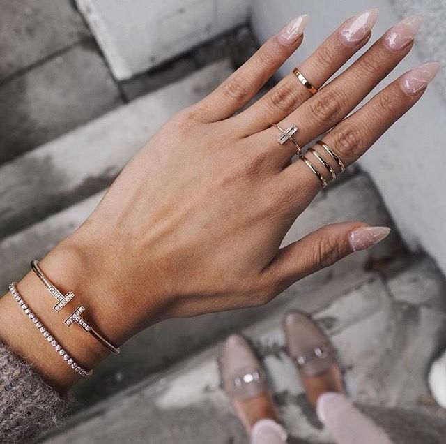 Bracelet T Wire Diamants TF Silver